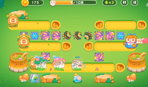 保卫萝卜4绿野奇缘第29关无道具金萝卜全清攻略 - 游戏熊