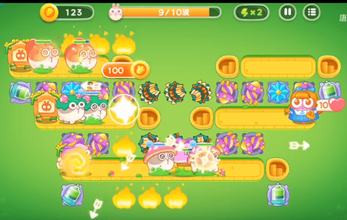 保卫萝卜4绿野奇缘第29关无道具金萝卜全清攻略 - 游戏熊