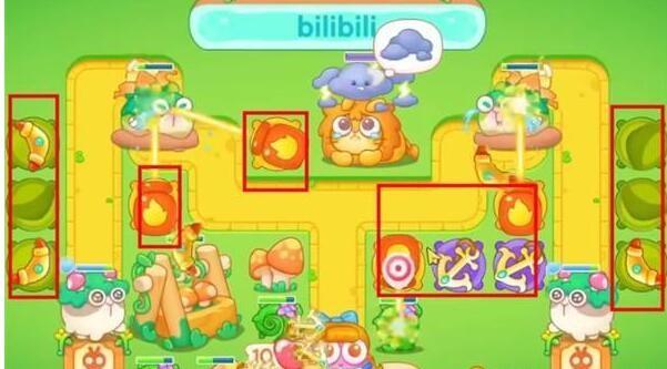 保卫萝卜4绿野奇缘第35关无道具金萝卜全清攻略 - 游戏熊