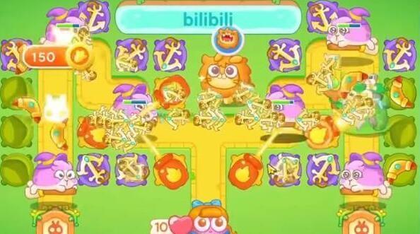 保卫萝卜4绿野奇缘第35关无道具金萝卜全清攻略 - 游戏熊