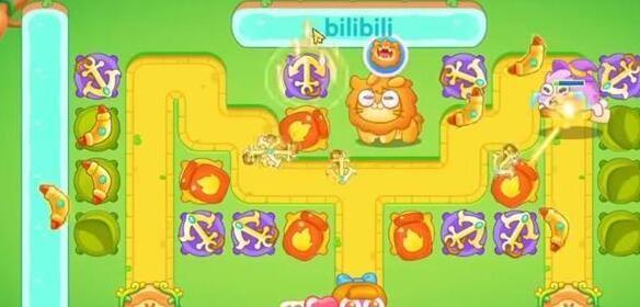 保卫萝卜4绿野奇缘第35关无道具金萝卜全清攻略 - 游戏熊