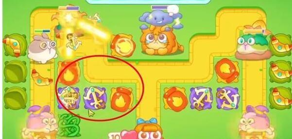 保卫萝卜4绿野奇缘第35关无道具金萝卜全清攻略 - 游戏熊