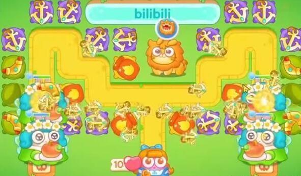 保卫萝卜4绿野奇缘第35关无道具金萝卜全清攻略 - 游戏熊