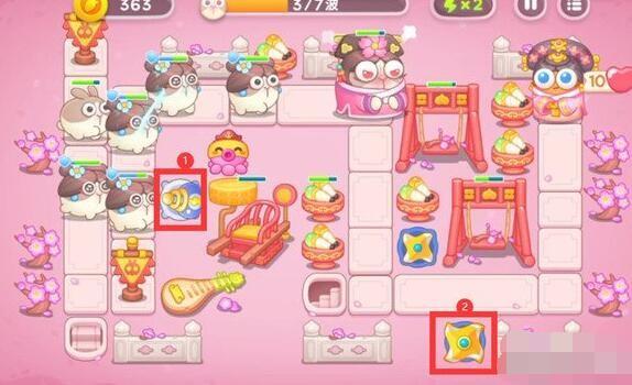 保卫萝卜4秋妃传第1关无道具金萝卜全清攻略 - 游戏熊