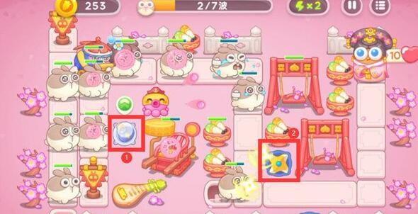 保卫萝卜4秋妃传第1关无道具金萝卜全清攻略 - 游戏熊