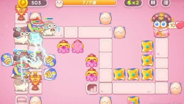 保卫萝卜4秋妃传第1关无道具金萝卜全清攻略 - 游戏熊