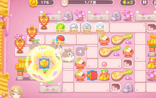 保卫萝卜4秋妃传第9关无道具金萝卜全清攻略 - 游戏熊