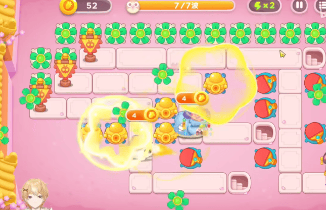 保卫萝卜4秋妃传第9关无道具金萝卜全清攻略 - 游戏熊