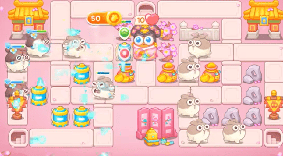 保卫萝卜4秋妃传第15关无道具金萝卜全清攻略 - 游戏熊