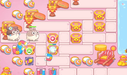 保卫萝卜4秋妃传第34关无道具金萝卜全清攻略 - 游戏熊