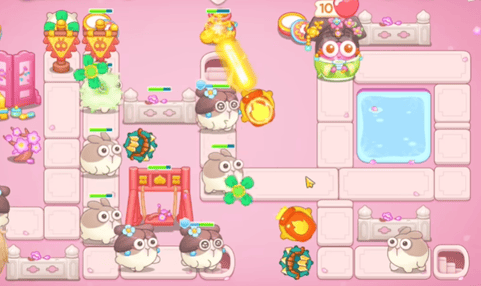 保卫萝卜4秋妃传第56关无道具金萝卜全清攻略 - 游戏熊