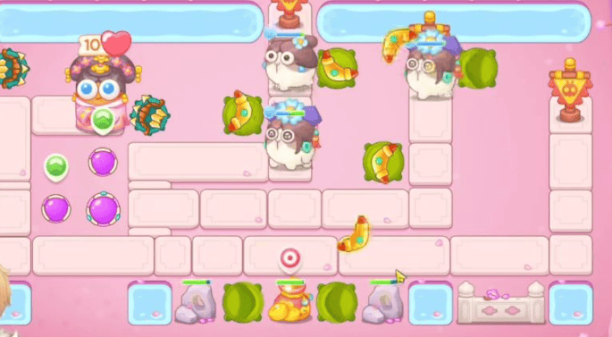 保卫萝卜4秋妃传第61关无道具金萝卜全清攻略 - 游戏熊