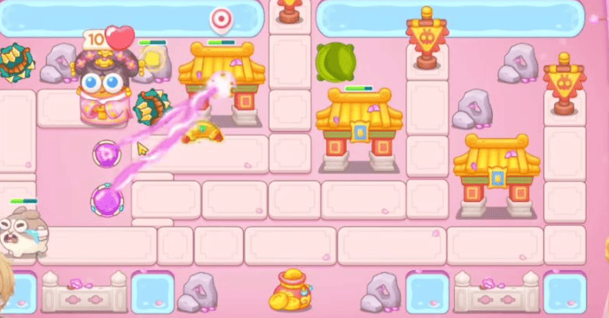 保卫萝卜4秋妃传第61关无道具金萝卜全清攻略 - 游戏熊