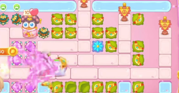 保卫萝卜4秋妃传第61关无道具金萝卜全清攻略 - 游戏熊