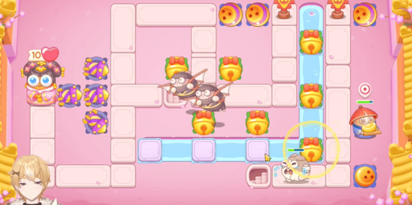 保卫萝卜4秋妃传第74关无道具金萝卜全清攻略 - 游戏熊