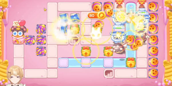 保卫萝卜4秋妃传第74关无道具金萝卜全清攻略 - 游戏熊