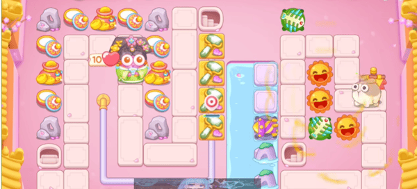 保卫萝卜4秋妃传第96关无道具金萝卜全清攻略 - 游戏熊