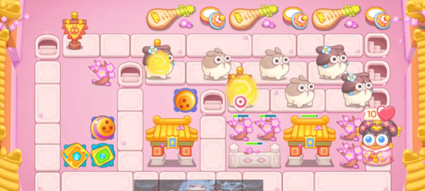 保卫萝卜4秋妃传第101关无道具金萝卜全清攻略 - 游戏熊