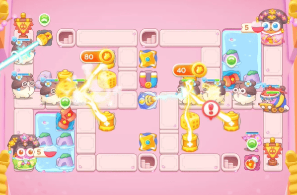 保卫萝卜4秋妃传第108关无道具金萝卜全清攻略 - 游戏熊