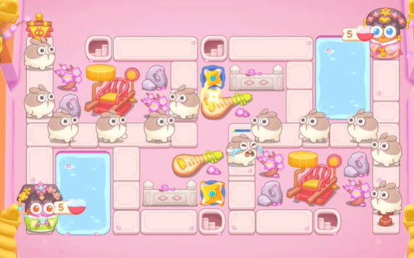 保卫萝卜4秋妃传第108关无道具金萝卜全清攻略 - 游戏熊