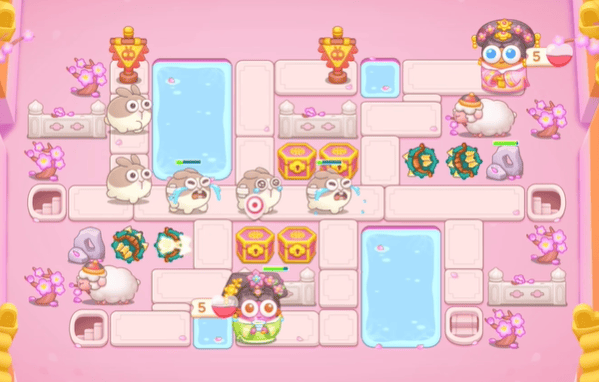 保卫萝卜4秋妃传第109关无道具金萝卜全清攻略 - 游戏熊