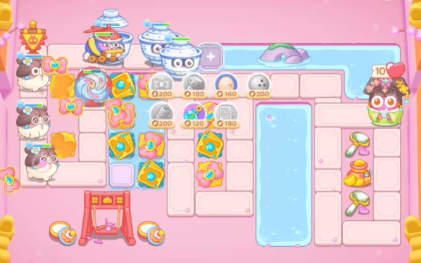 保卫萝卜4秋妃传第114关无道具金萝卜全清攻略 - 游戏熊