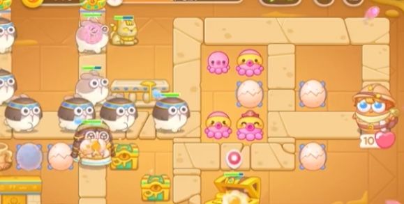 保卫萝卜4法老归来第2关无道具金萝卜全清攻略 - 游戏熊