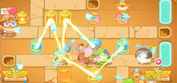 保卫萝卜4法老归来第9关无道具金萝卜全清攻略 - 游戏熊