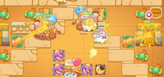 保卫萝卜4法老归来第13关无道具金萝卜全清攻略 - 游戏熊