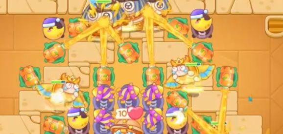 保卫萝卜4法老归来第13关无道具金萝卜全清攻略 - 游戏熊