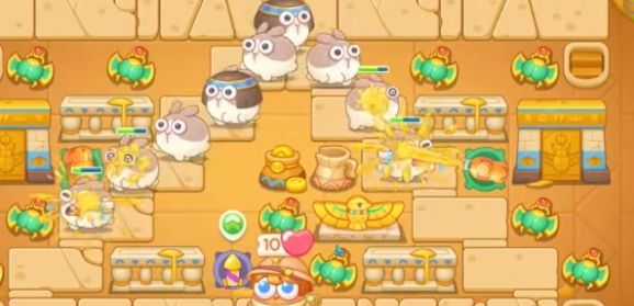 保卫萝卜4法老归来第13关无道具金萝卜全清攻略 - 游戏熊