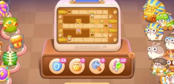 保卫萝卜4法老归来第14关无道具金萝卜全清攻略 - 游戏熊