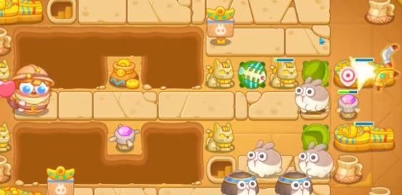 保卫萝卜4法老归来第14关无道具金萝卜全清攻略 - 游戏熊