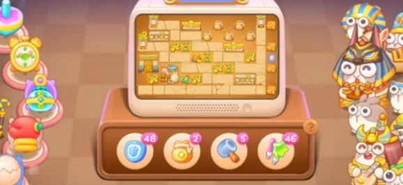 保卫萝卜4法老归来第15关无道具金萝卜全清攻略 - 游戏熊