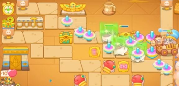 保卫萝卜4法老归来第15关无道具金萝卜全清攻略 - 游戏熊