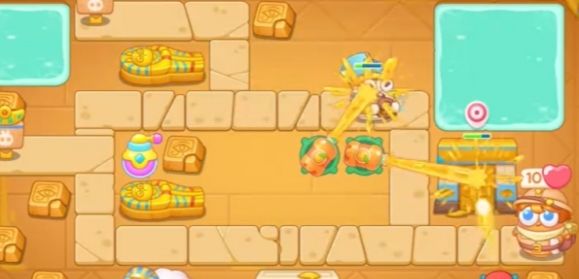 保卫萝卜4法老归来第20关无道具金萝卜全清攻略 - 游戏熊