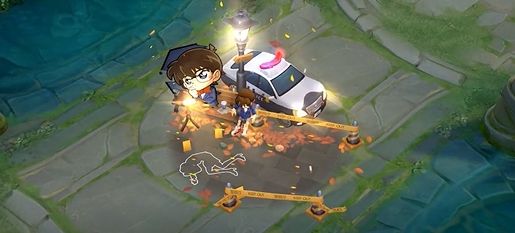 王者荣耀鲁班七号江户川柯南皮肤特效展示 - 游戏熊