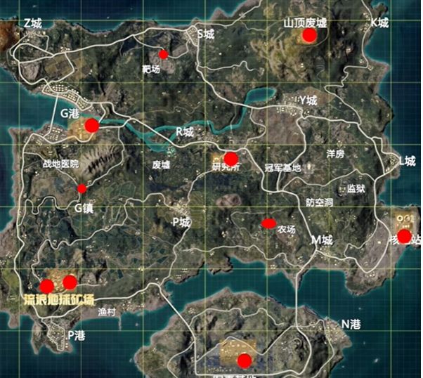 和平精英挖掘机刷新点位置在哪里 - 游戏熊