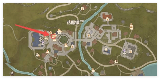 无限暖暖花愿镇商人位置在哪里? - 游戏熊