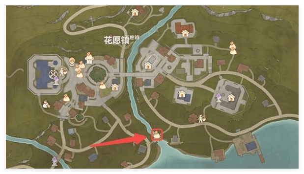 无限暖暖花愿镇商人位置在哪里? - 游戏熊