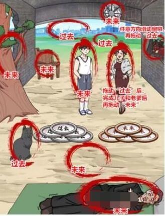 玩梗高手桥洞一家人通攻略