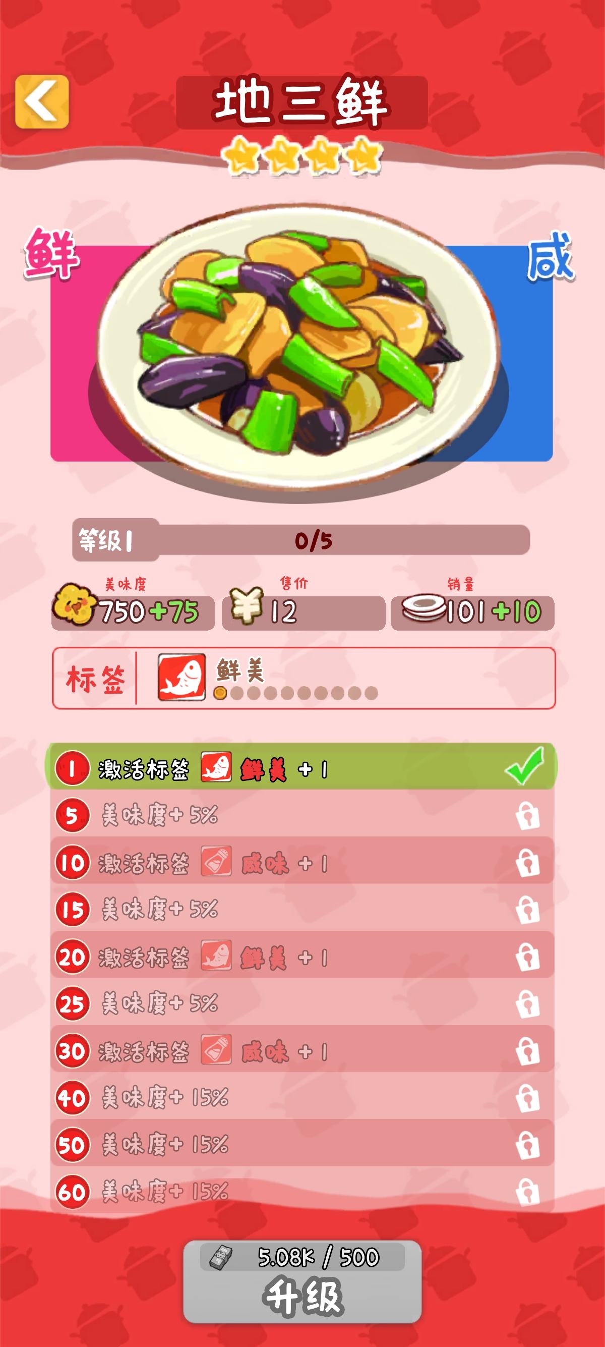 烟火食记菜品升级方法 - 游戏熊