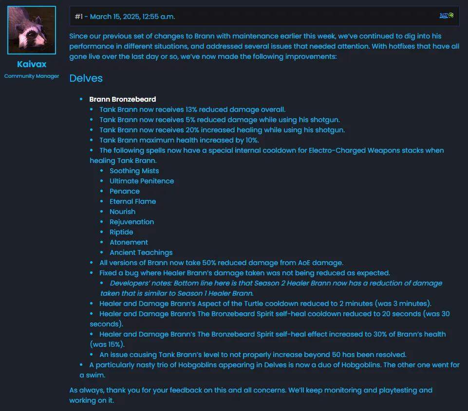 魔兽世界史诗级反转!美服盖楼3000+逼暴雪认怂:铜须加强+火花白嫖,这波血赚! - 游戏熊