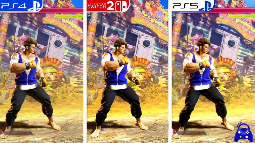 《街头霸王6》PS4、Switch2、PS5画面对比视频 - 游戏熊