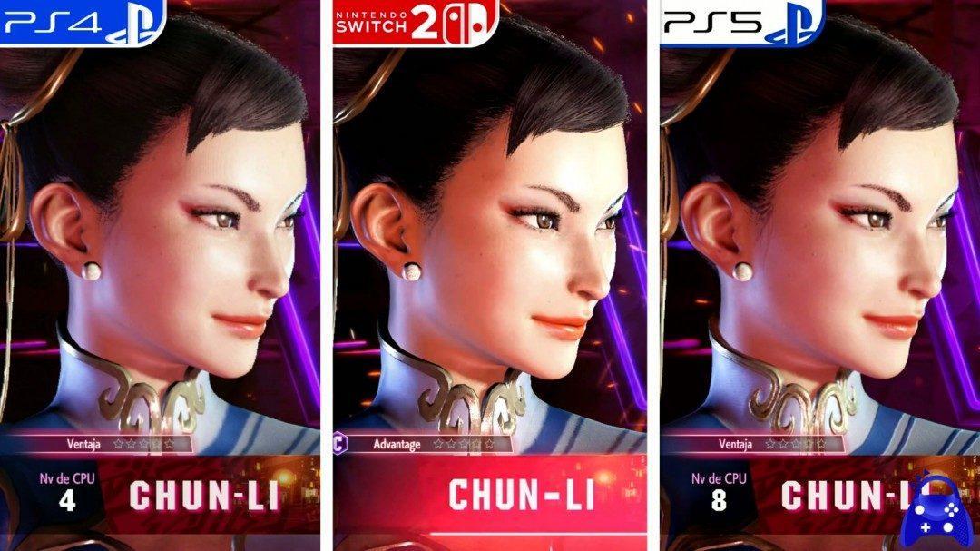 《街头霸王6》PS4、Switch2、PS5画面对比视频 - 游戏熊