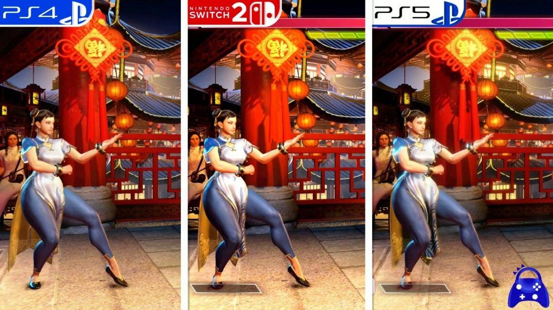 《街头霸王6》PS4、Switch2、PS5画面对比视频 - 游戏熊