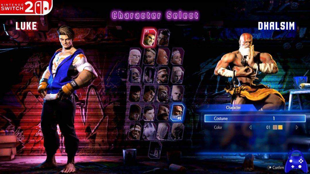 《街头霸王6》PS4、Switch2、PS5画面对比视频 - 游戏熊