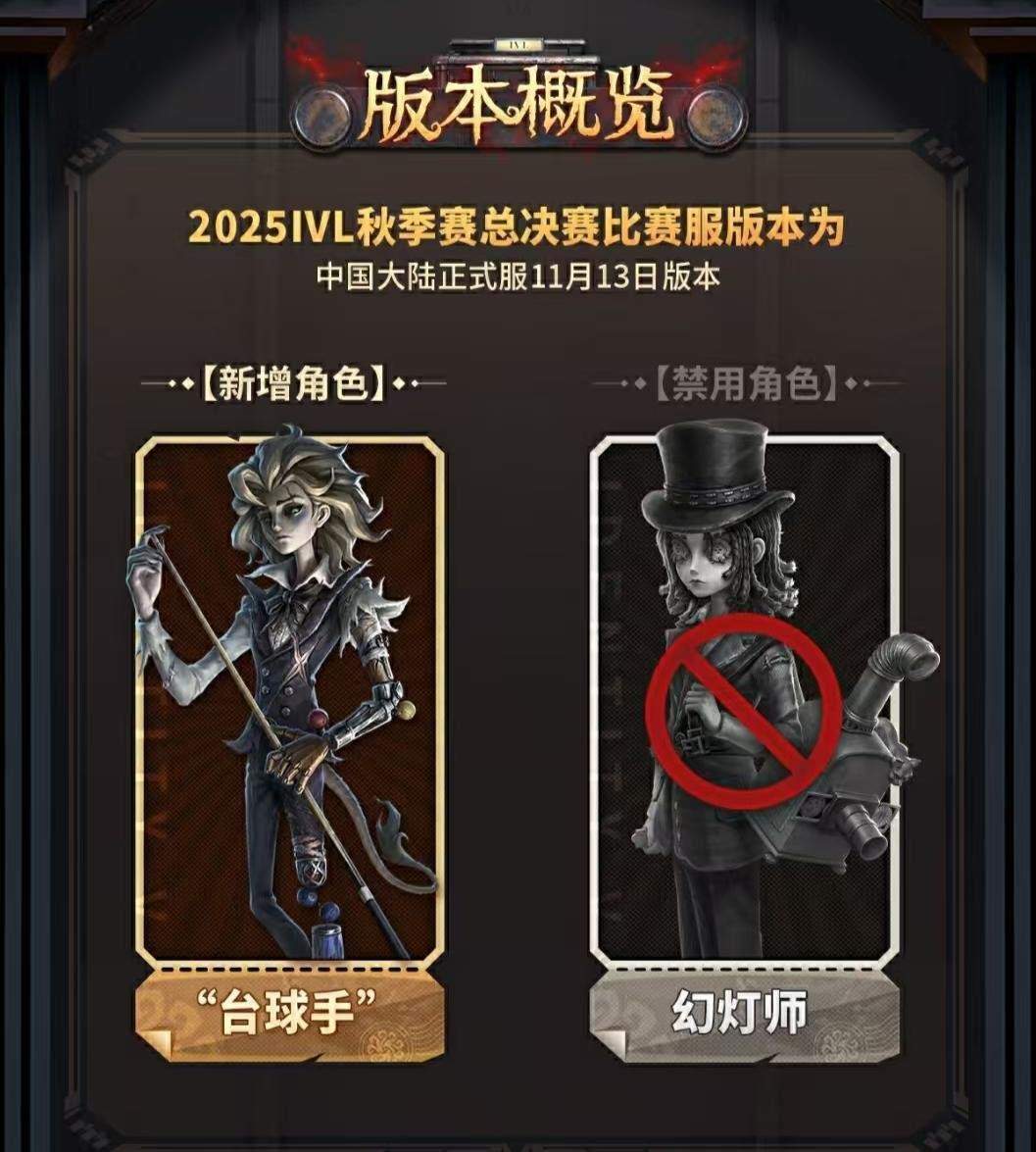 第五人格IVL总决赛2025跨年开战！六强争锋，108万冠军奖金花落谁家？ - 游戏熊