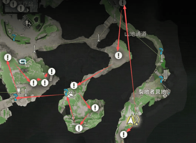 明日方舟终末地全矿脉分布图鉴，最新资源点位与采集攻略