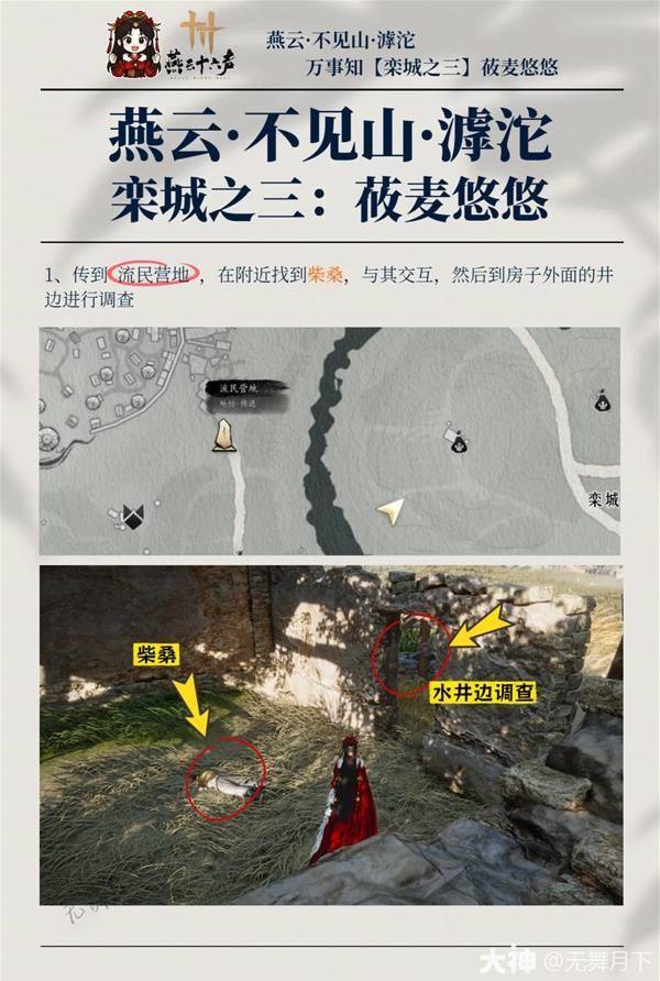 燕云十六声滹沱栾城万事知全收集攻略，3个栾城位置详解 - 游戏熊